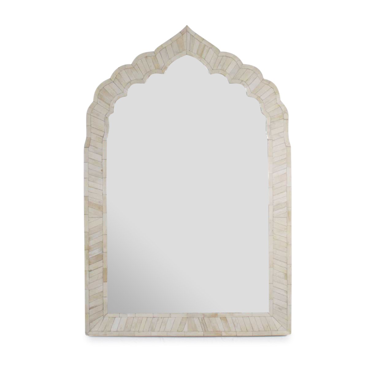 Indian Bone Inlay Mirror
