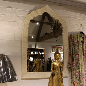 Indian Bone Inlay Mirror