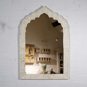 Indian Bone Inlay Mirror