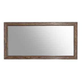 Indian Mirror Made From An Old Teak Window - 19ThC