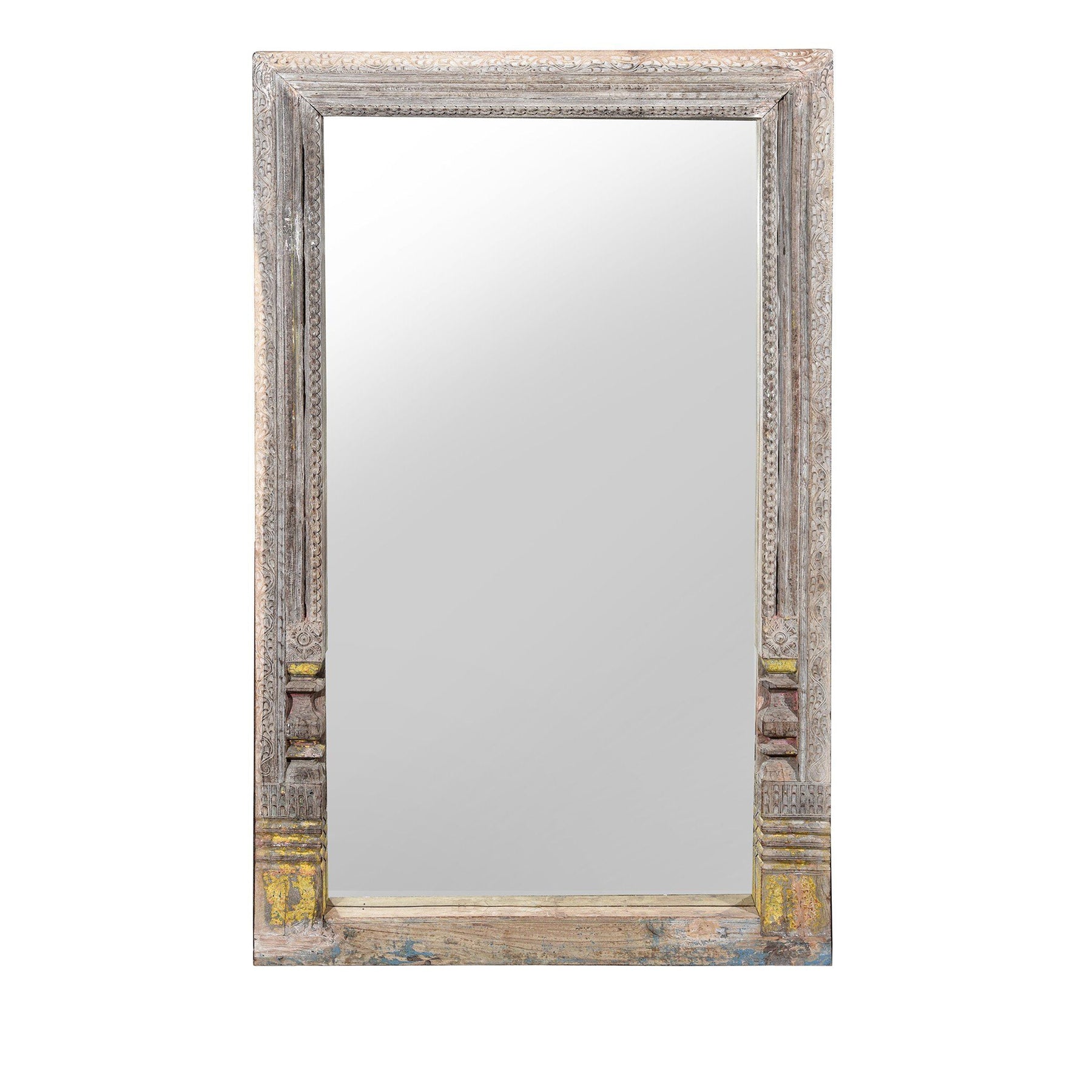 Mirror Made From An Old Indian Door - 19thC (120 x 200cm)