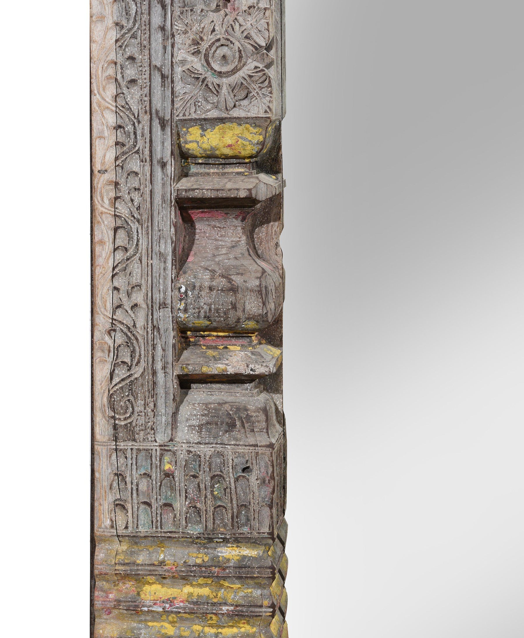 Mirror Made From An Old Indian Door - 19thC (120 x 200cm)