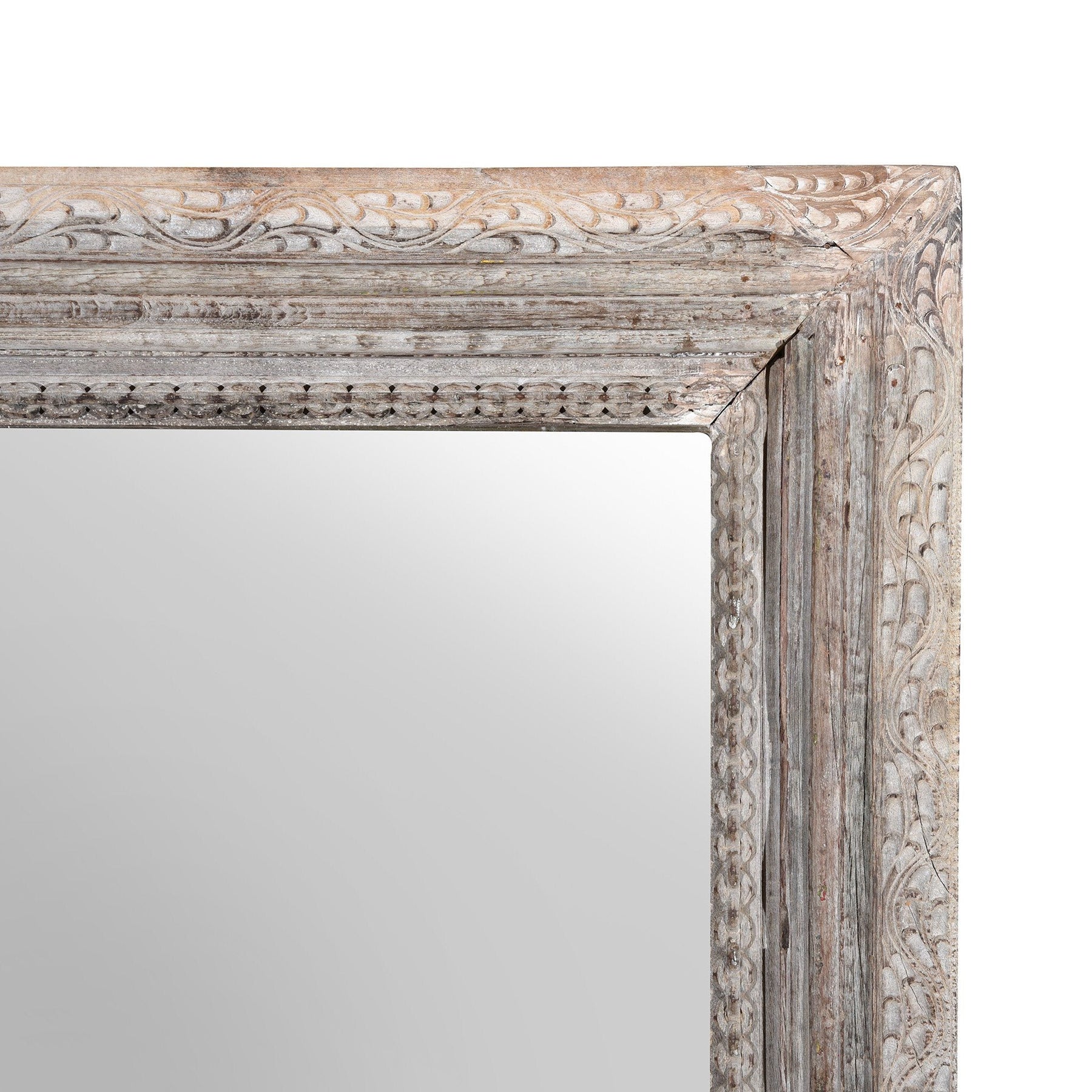Mirror Made From An Old Indian Door - 19thC (120 x 200cm)