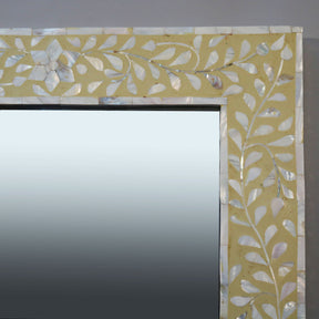 Mirror with Mother of Pearl  Inlay
