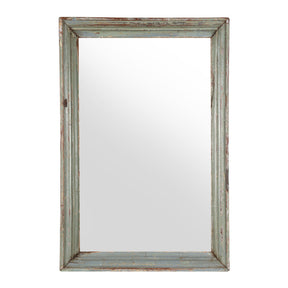 Old Carved Teak Mirror - 19thC