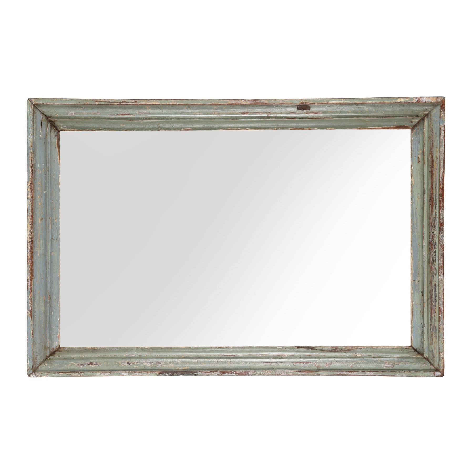 Old Carved Teak Mirror - 19thC