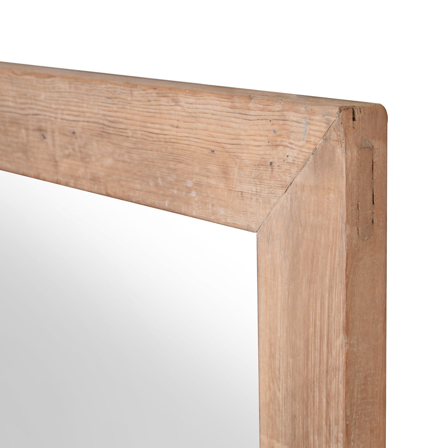 Rustic Pine Mirror From Shanxi Province