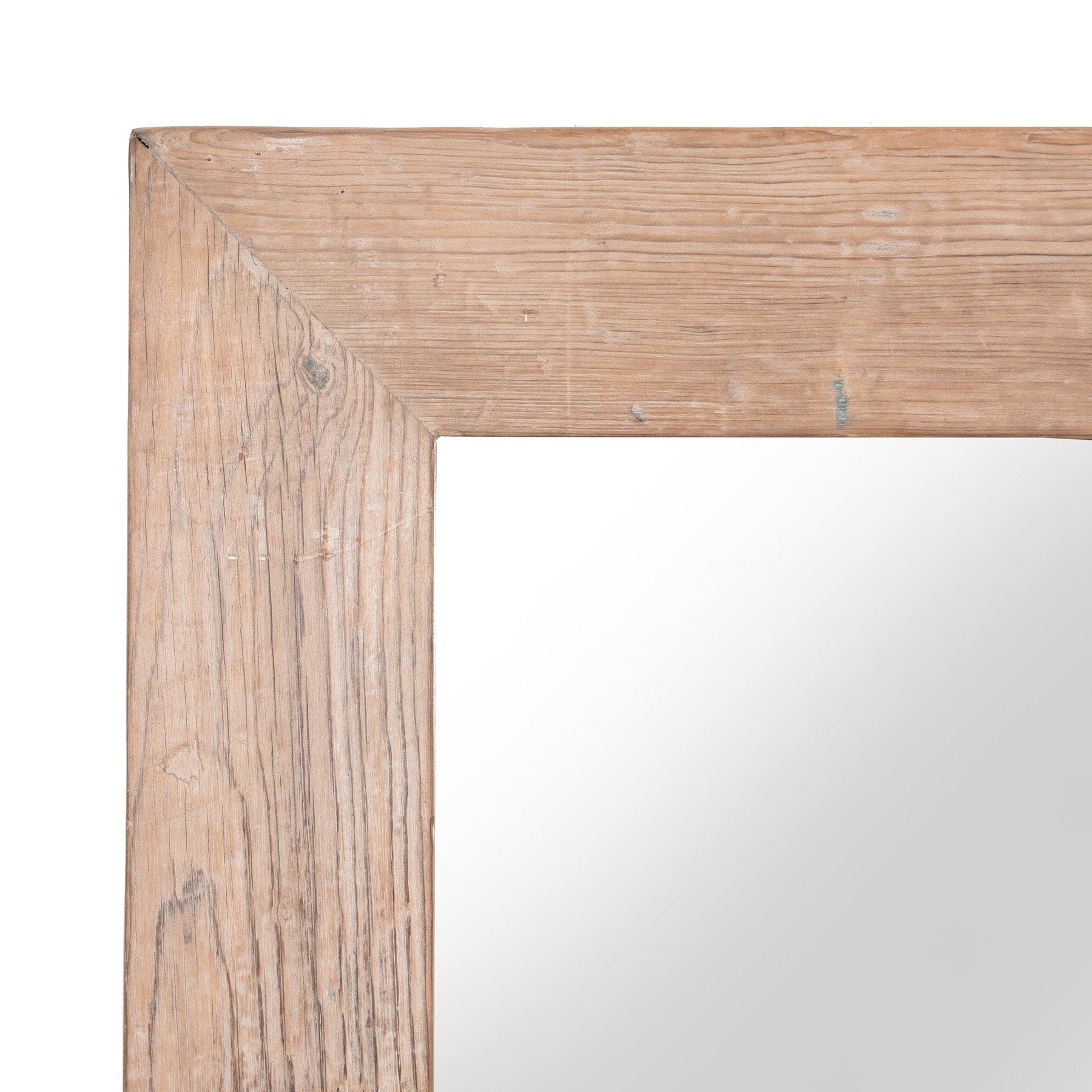 Rustic Pine Mirror From Shanxi Province