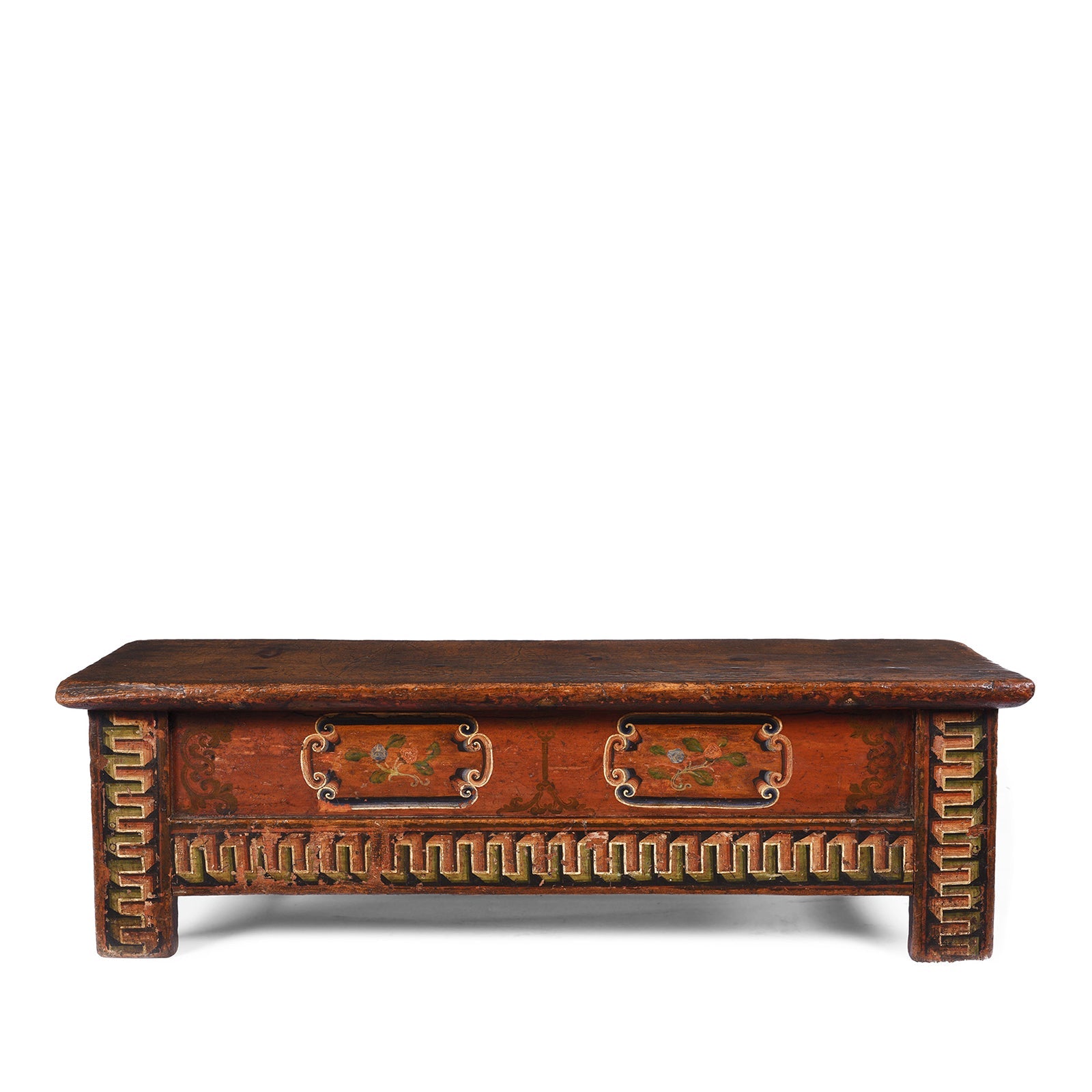 Painted Choksar Prayer Table from Mongolia - 19th Century