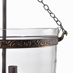 Glass Hundi Lantern With 3 Way Fitting