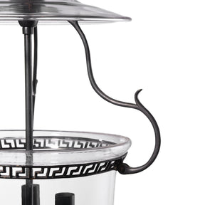 Rare Glass Hundi Lamp With 3 Way Fitting - Mid 19thC