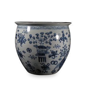 Blue And White Porcelain Planter