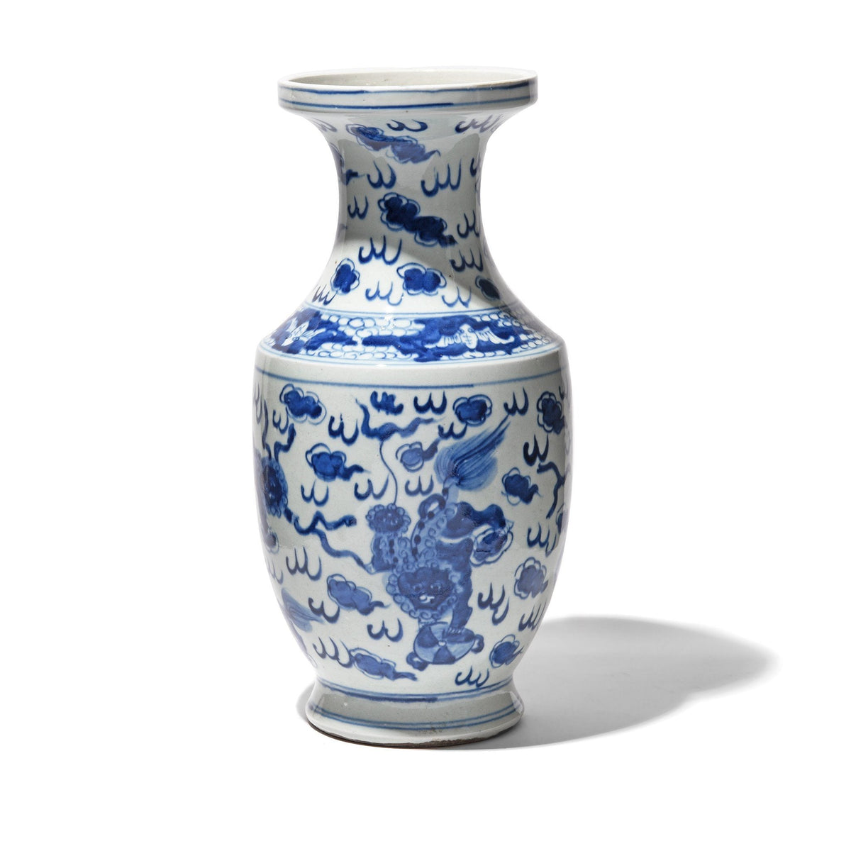 Blue & White Porcelain Fengweizun Vase
