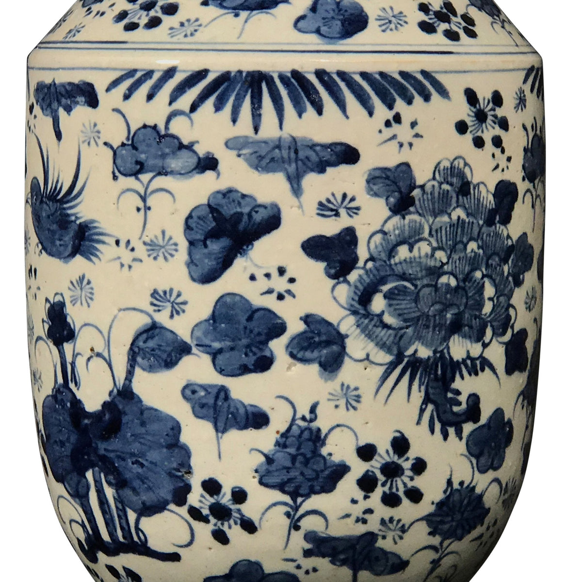 Blue & White Porcelain Fengweizun Vase