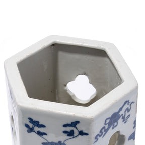 Blue & White Porcelain Hat Stand - Lucky Symbols
