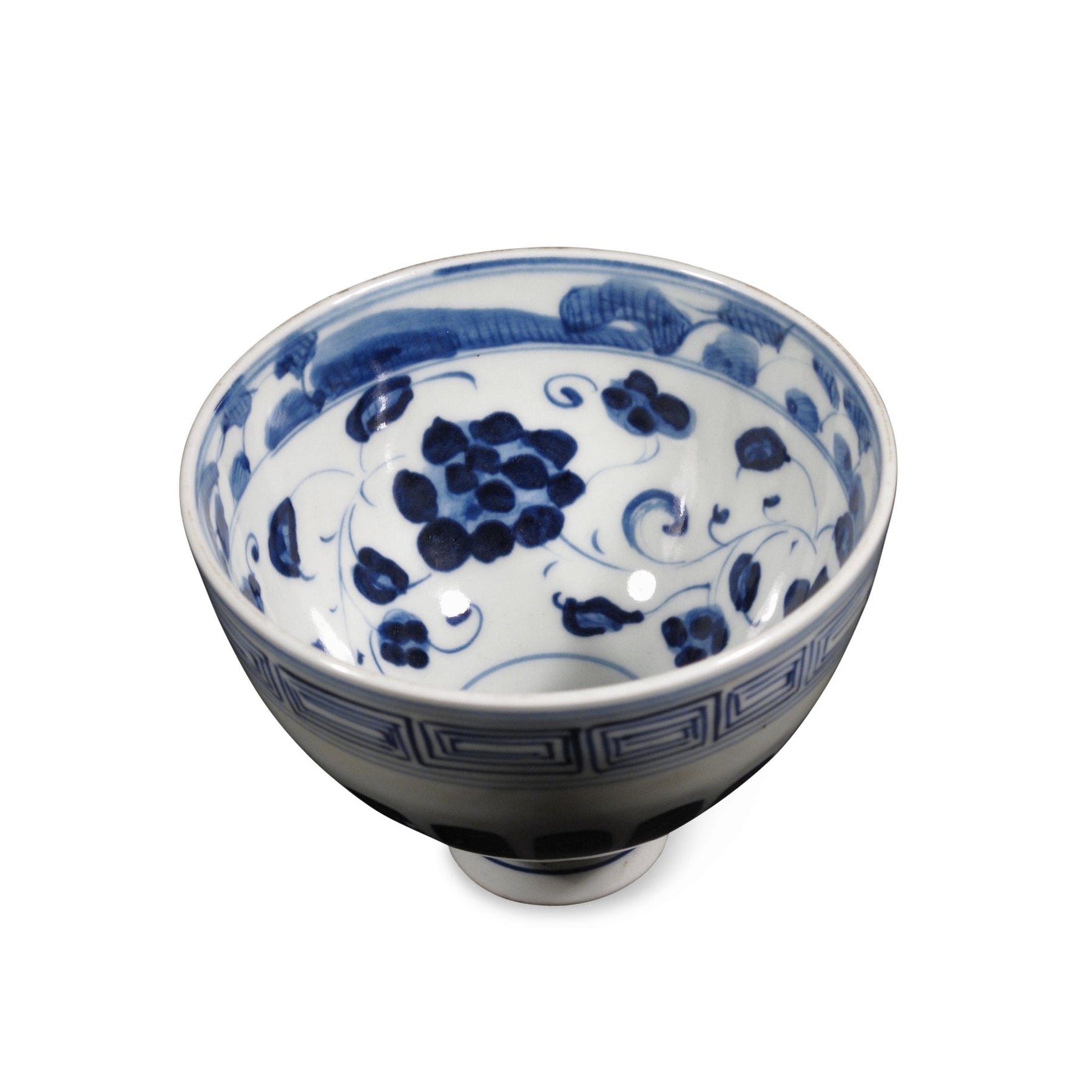 Blue & White Porcelain Rice Bowl