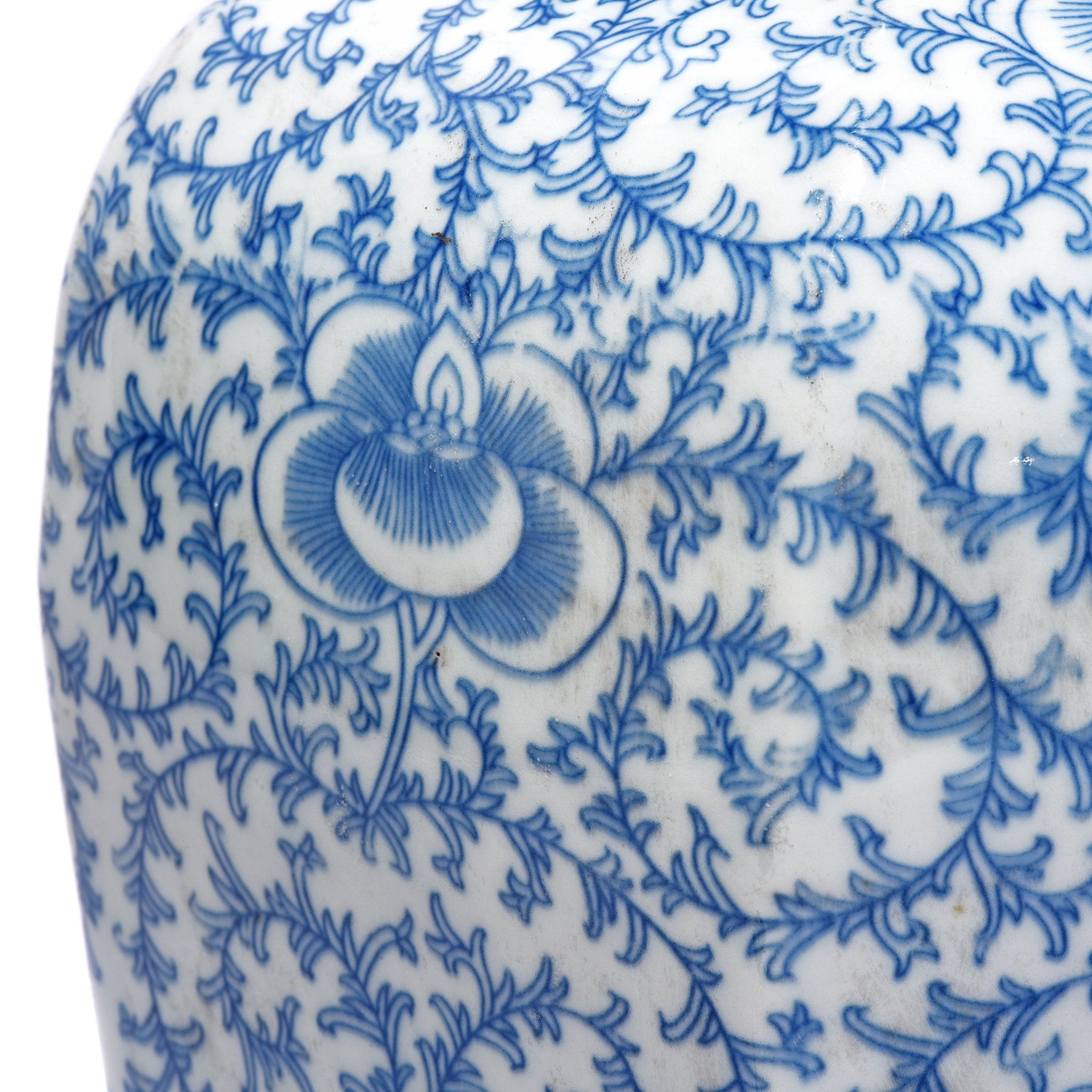 Blue & White Porcelain Tea Caddy - Double Happiness Design