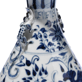 Blue & White Small Yuhuchunping Vase - Assorted Designs