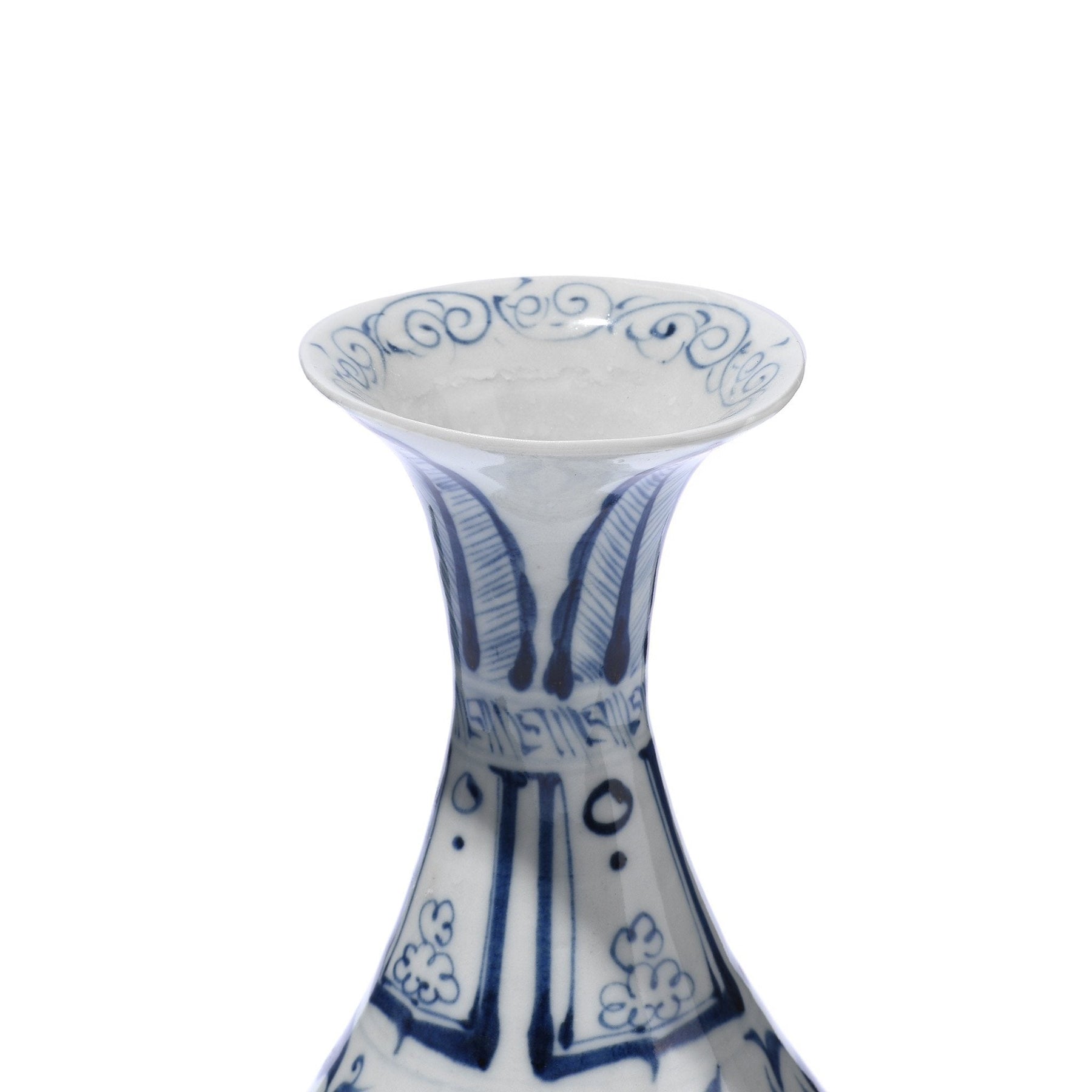 Blue & White Small Yuhuchunping Vase - Assorted Designs