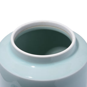 Celadon Glaze Porcelain Tea Caddy