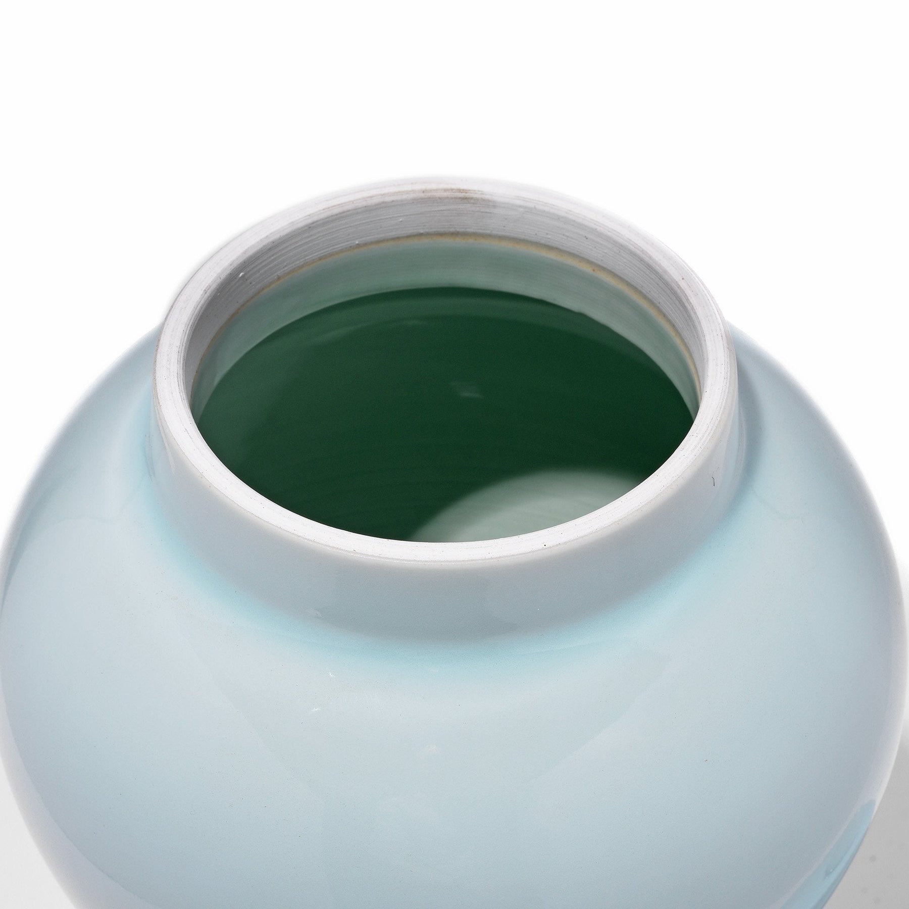 Celadon Porcelain Temple Jar