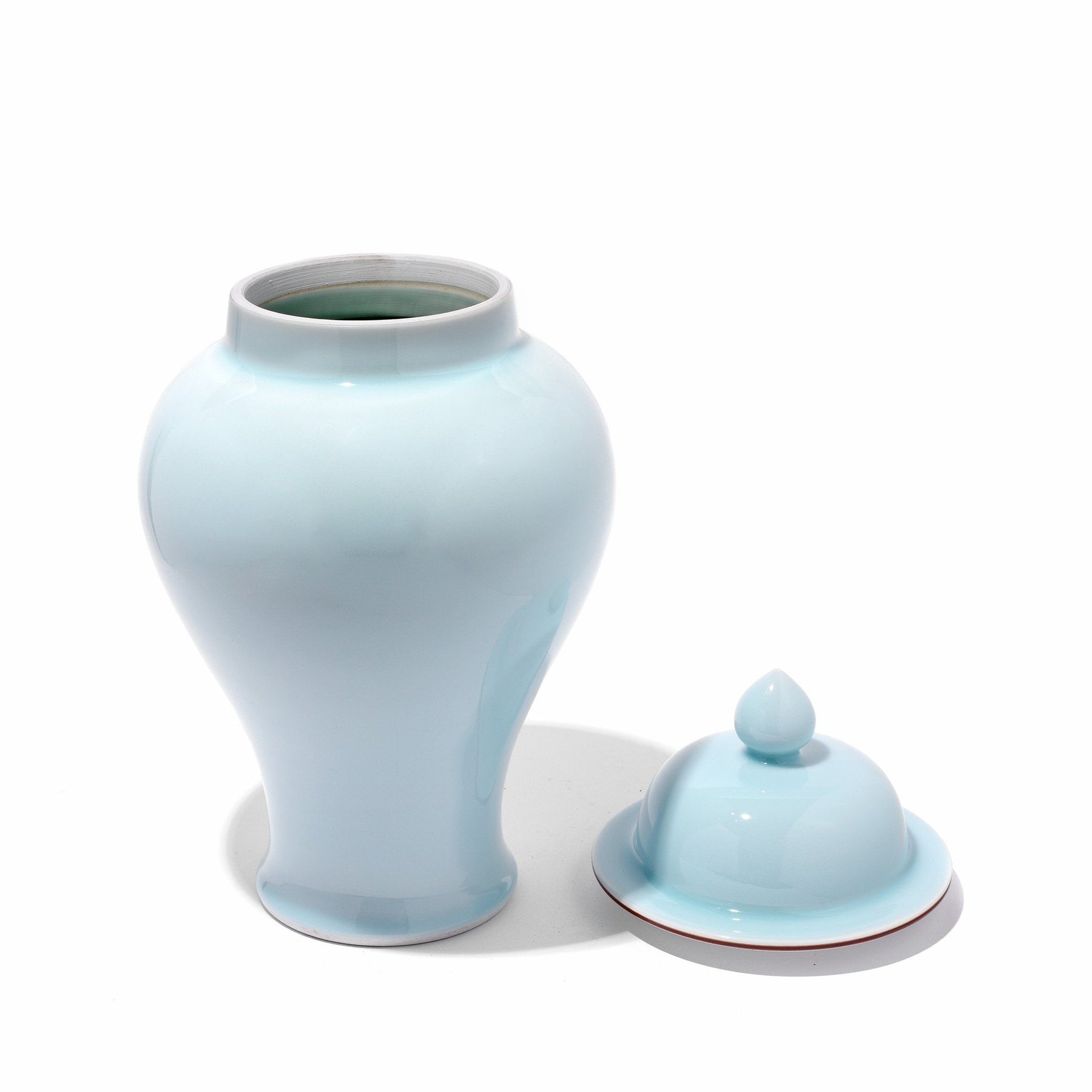 Celadon Porcelain Temple Jar