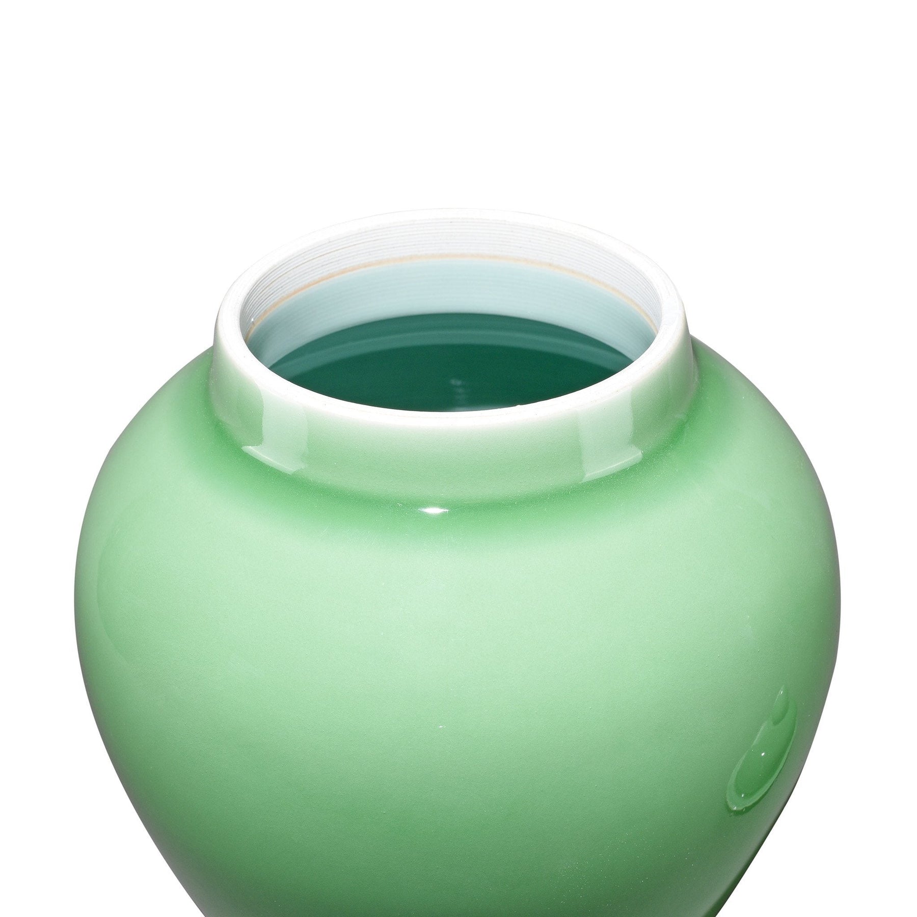 Celadon Porcelain Temple Jar