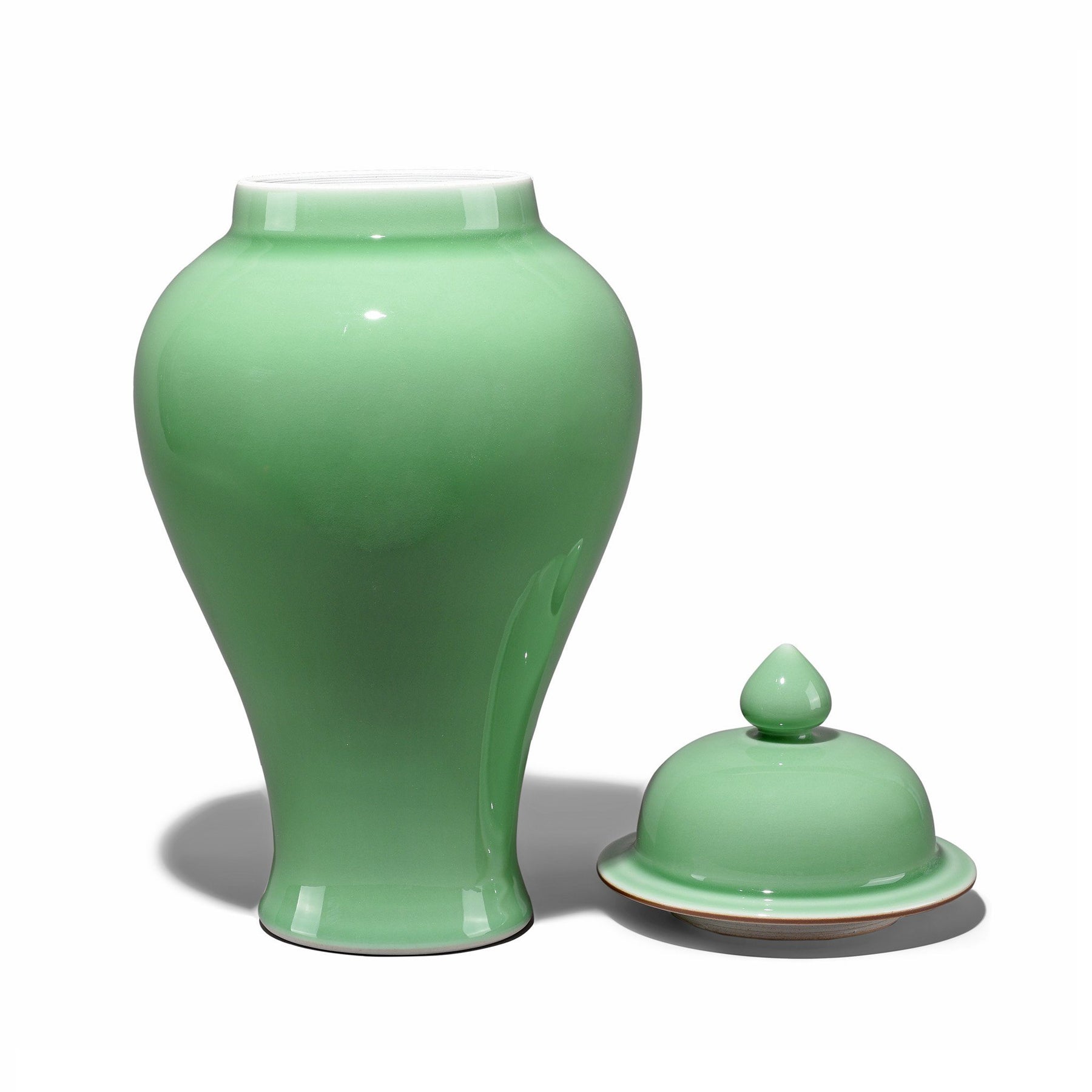 Celadon Porcelain Temple Jar