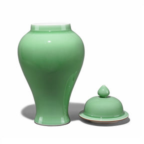 Celadon Porcelain Temple Jar