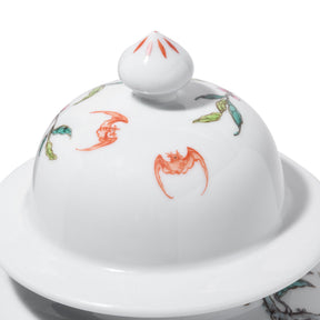 Porcelain Temple Jar - Nine Peach Design