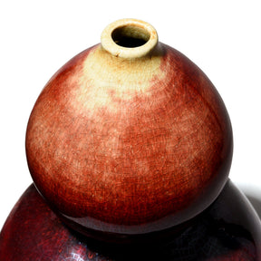 Sang De Boeuf Double Gourd Porcelain Vase