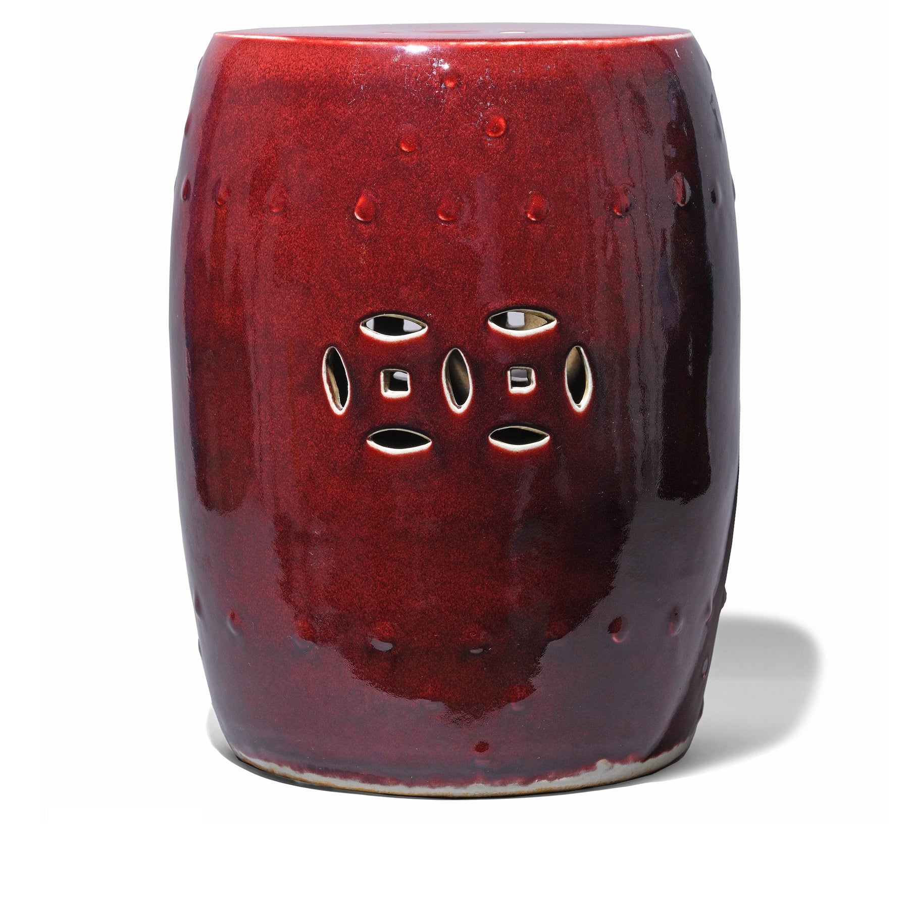 Sang De Boeuf Porcelain Stool