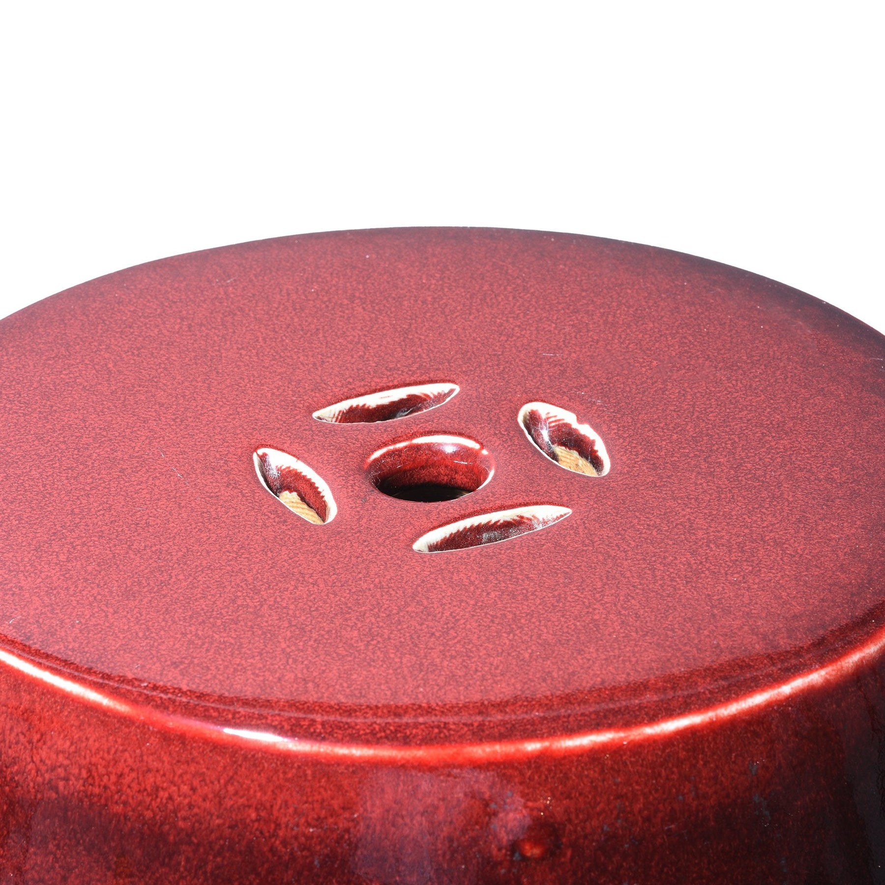 Sang De Boeuf Porcelain Stool