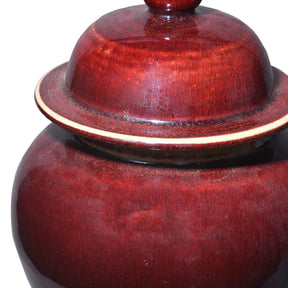 Sang De Boeuf Porcelain Temple Jar