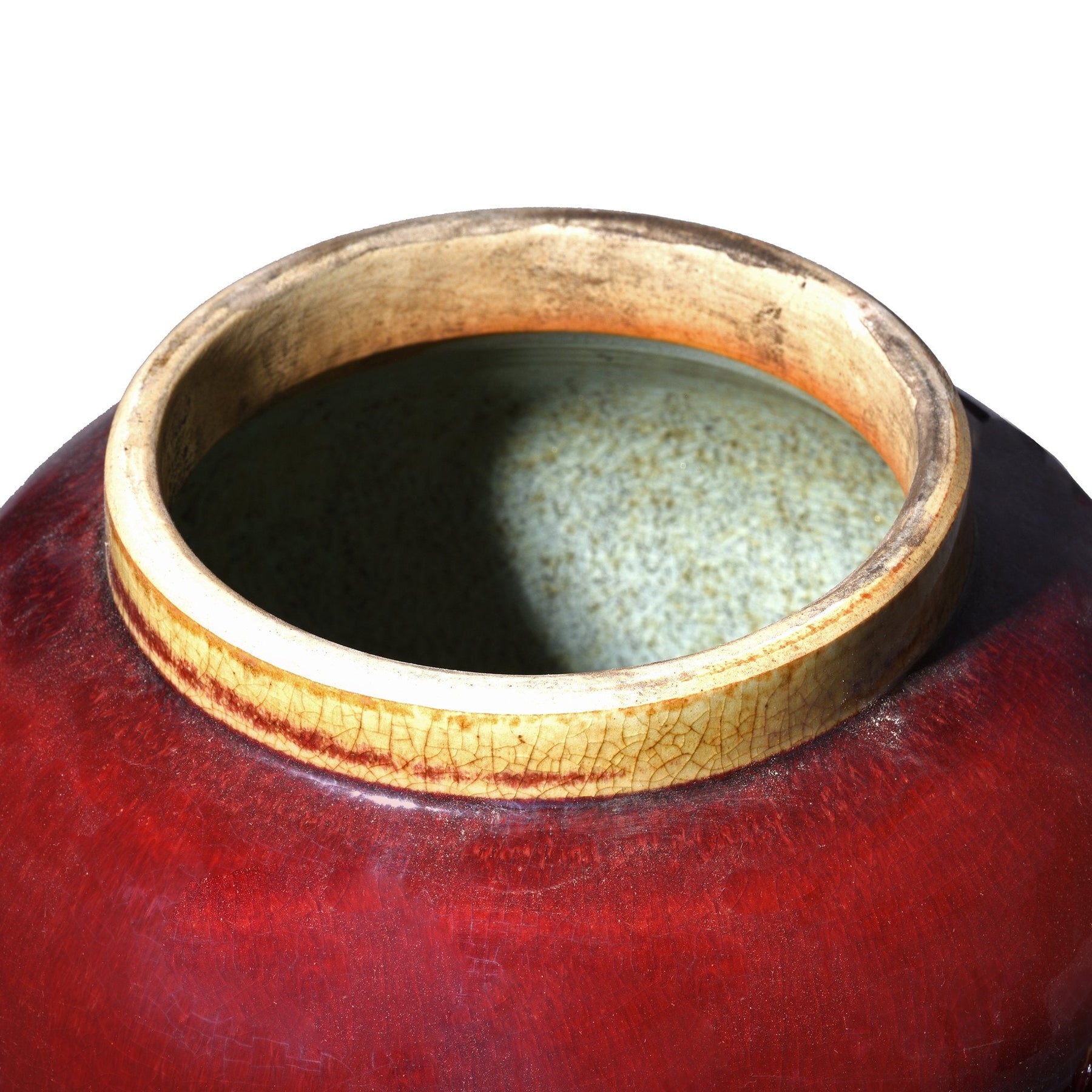 Sang De Boeuf Porcelain Temple Jar