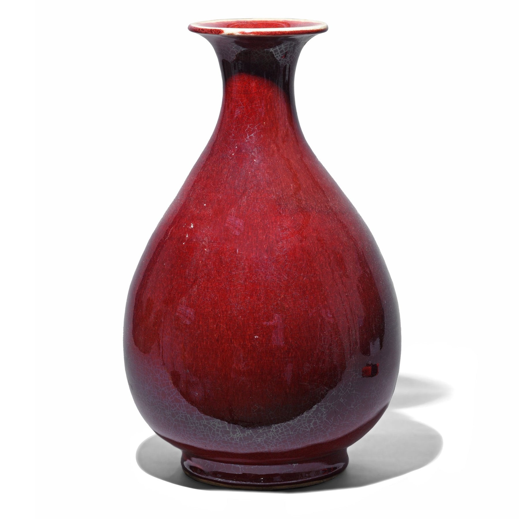 Sang De Boeuf Porcelain Yuhuchunping Vase