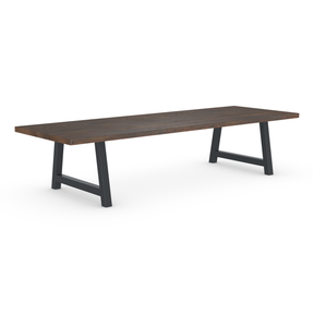 Rochester Dining Table - Long Overhang Custom Frame