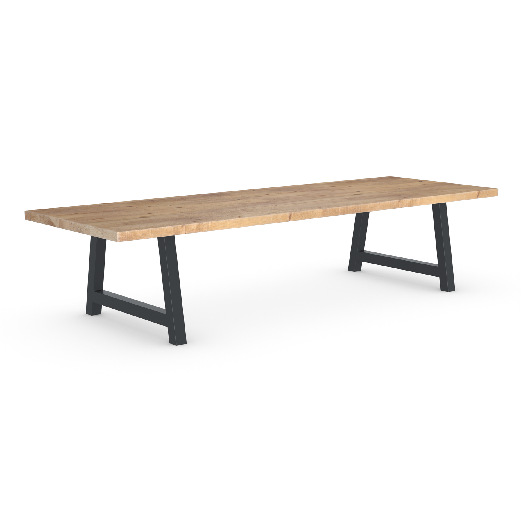 Rochester Dining Table - Long Overhang Custom Frame