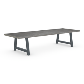 Rochester Dining Table - Long Overhang Custom Frame