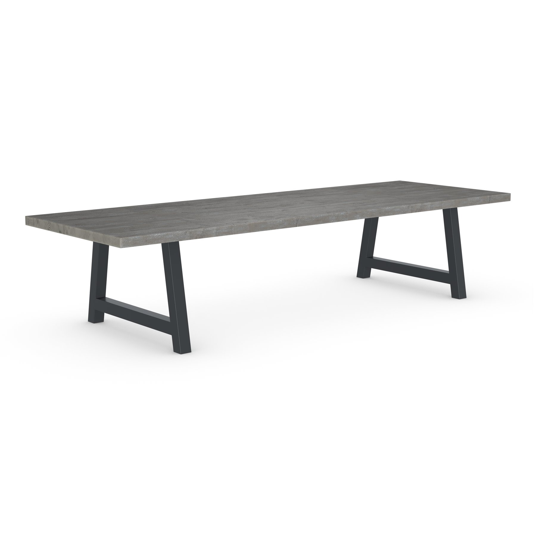 Rochester Dining Table - Long Overhang Custom Frame