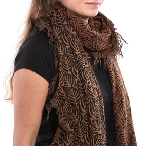 Lotus Leaves Scarf Made From Merino Wool