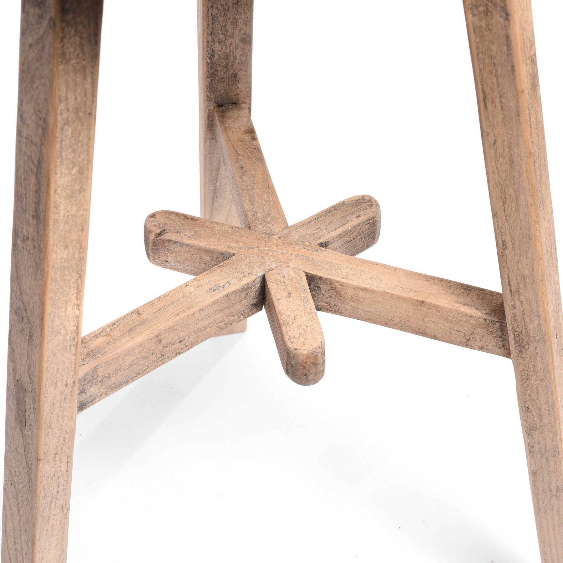 Bleached Elm Bar Stool