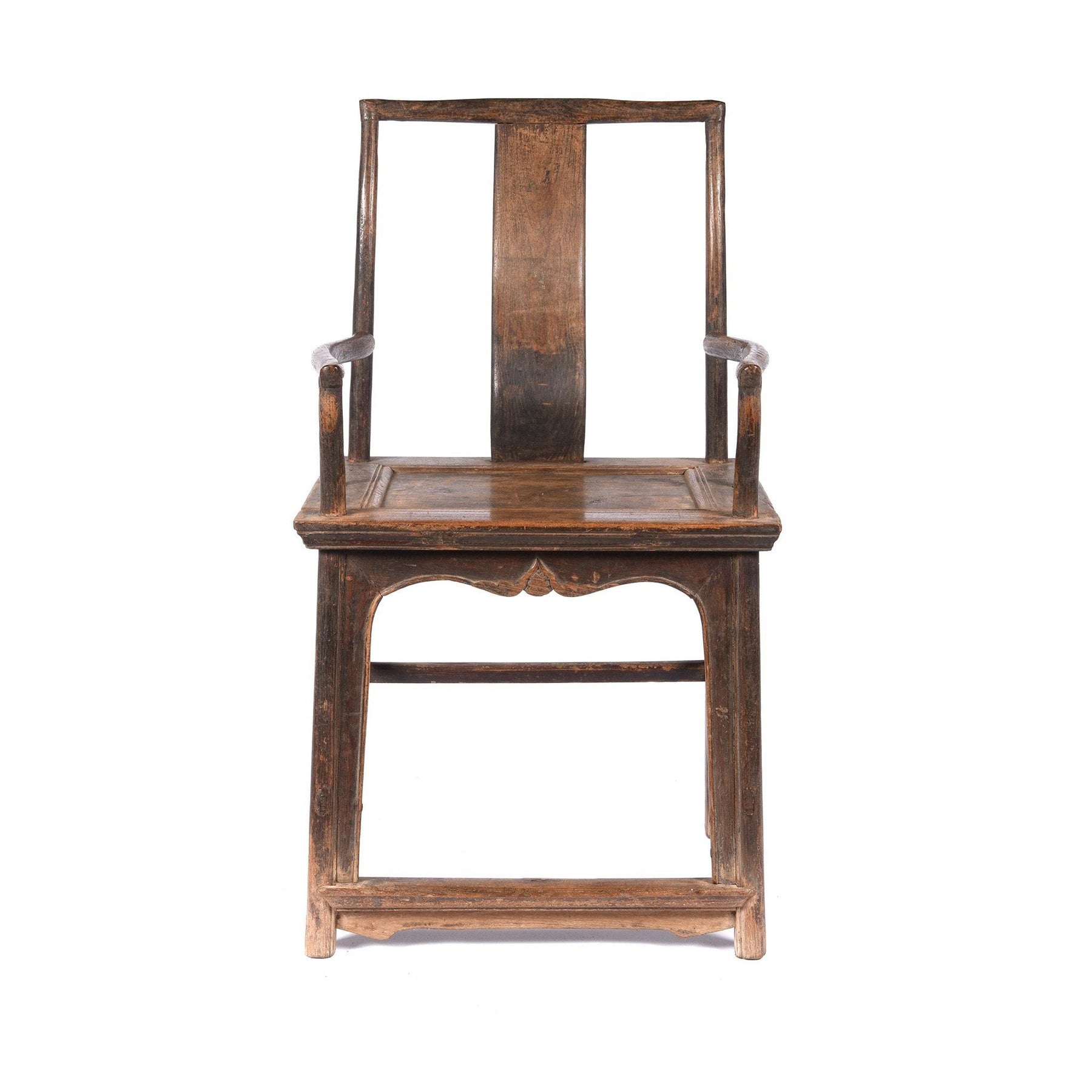 Elm Armchair From Shanxi Province - 19thC