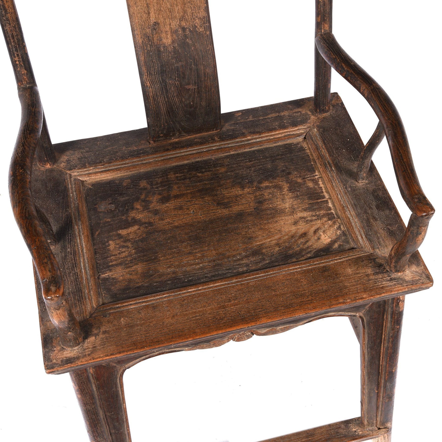 Elm Armchair From Shanxi Province - 19thC