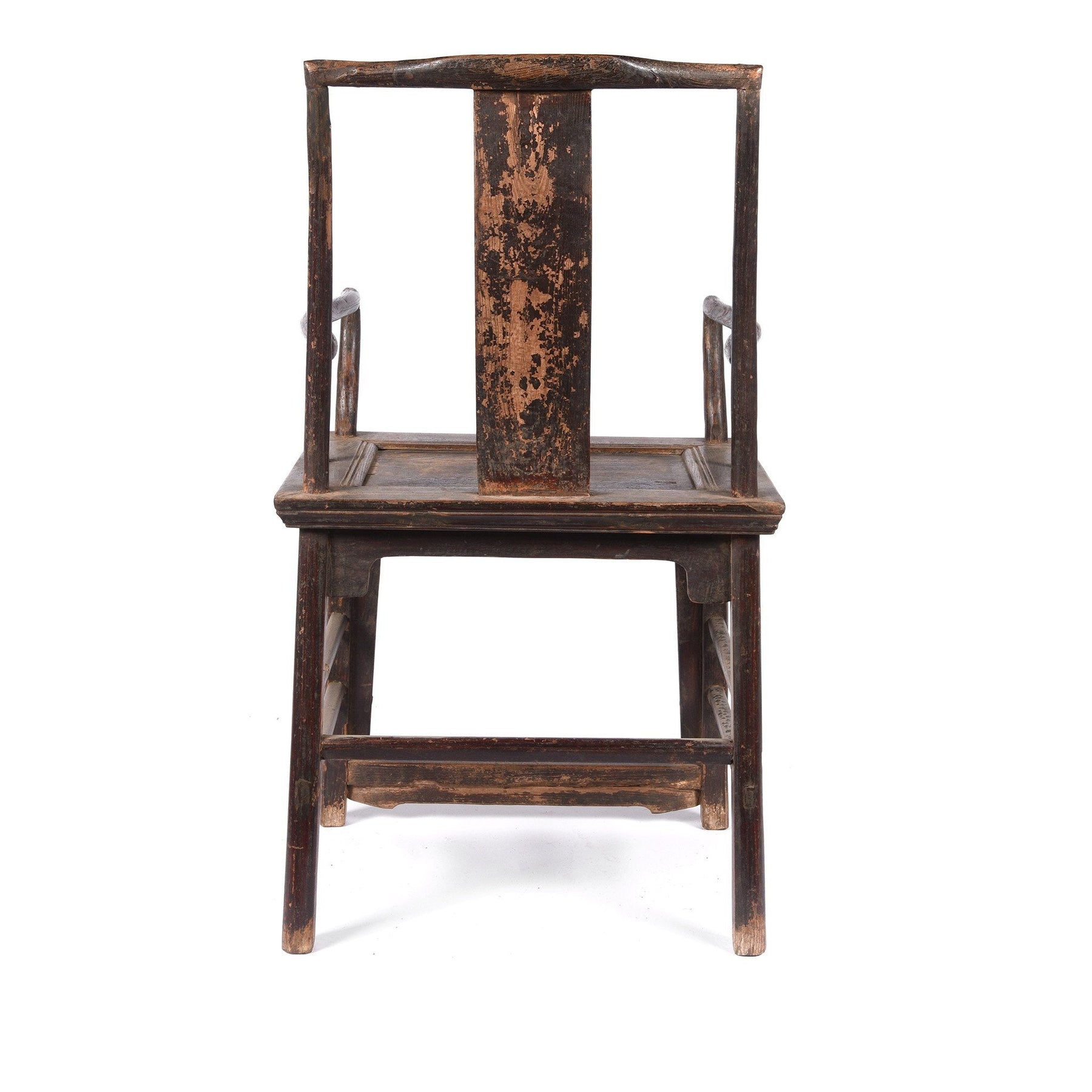Elm Armchair From Shanxi Province - 19thC