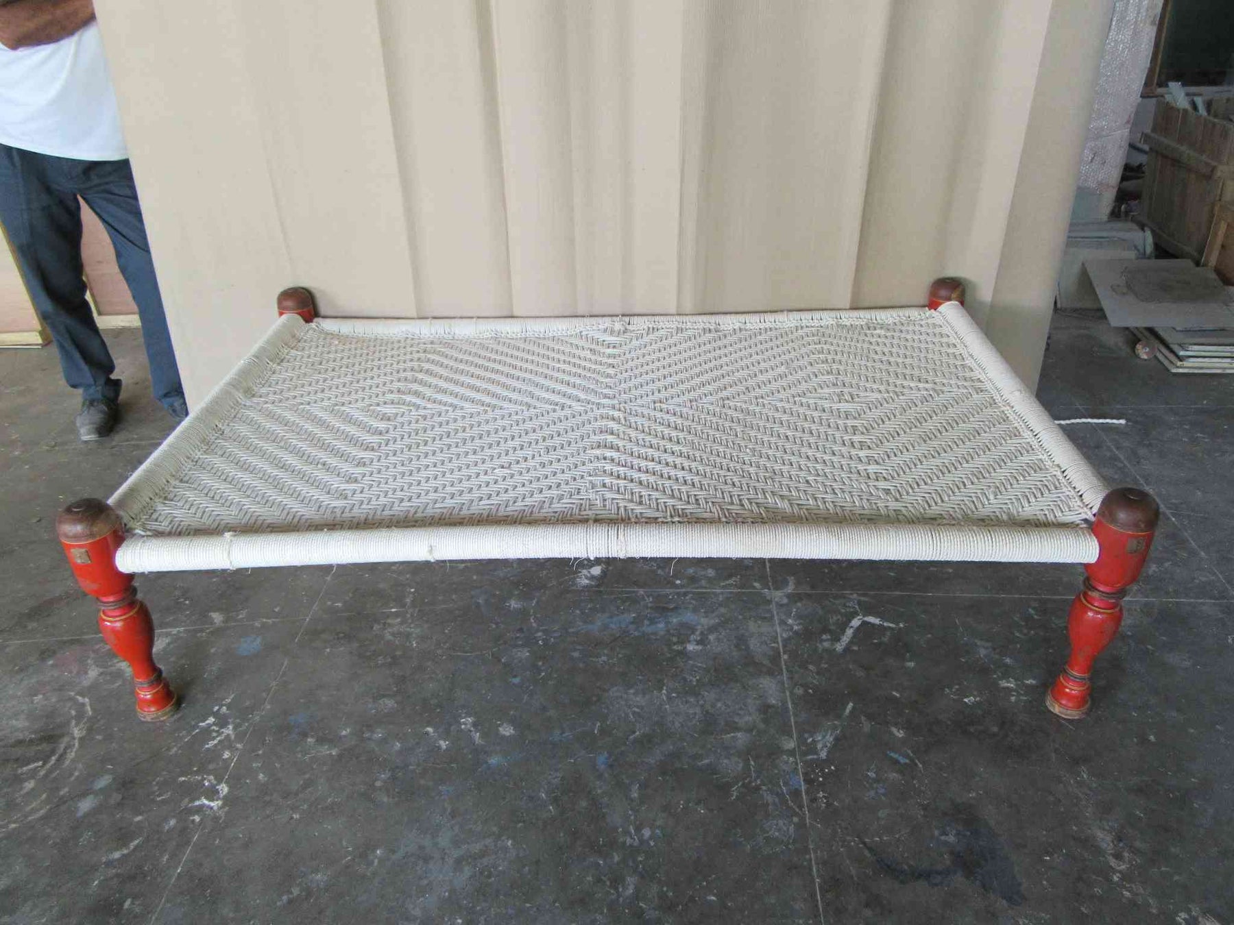 Old Charpoy From Rajasthan - 75 - 100 Yrs Old