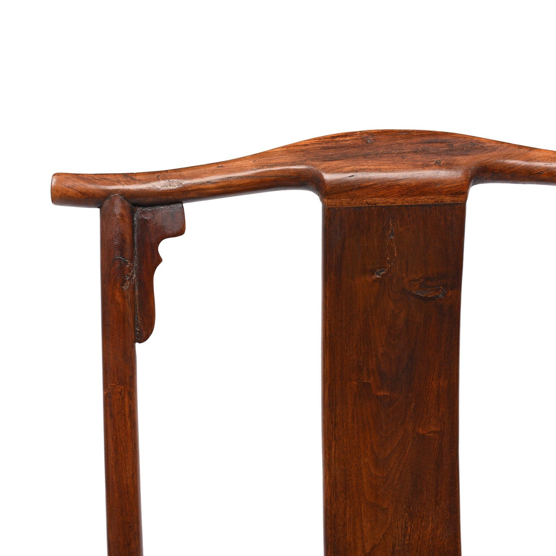 Walnut Chinese Officials Hat Chair From Shanxi - 19thC