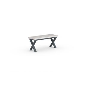 Shelby Bench - Crossed Leg
