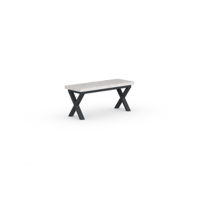Shelby Bench - Crossed Leg