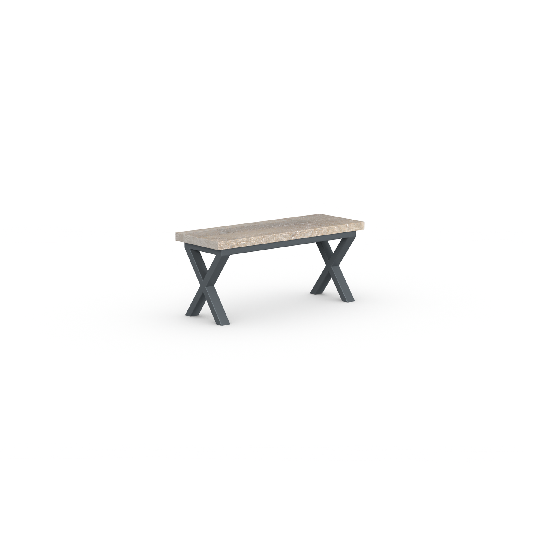 Shelby Bench - Crossed Leg